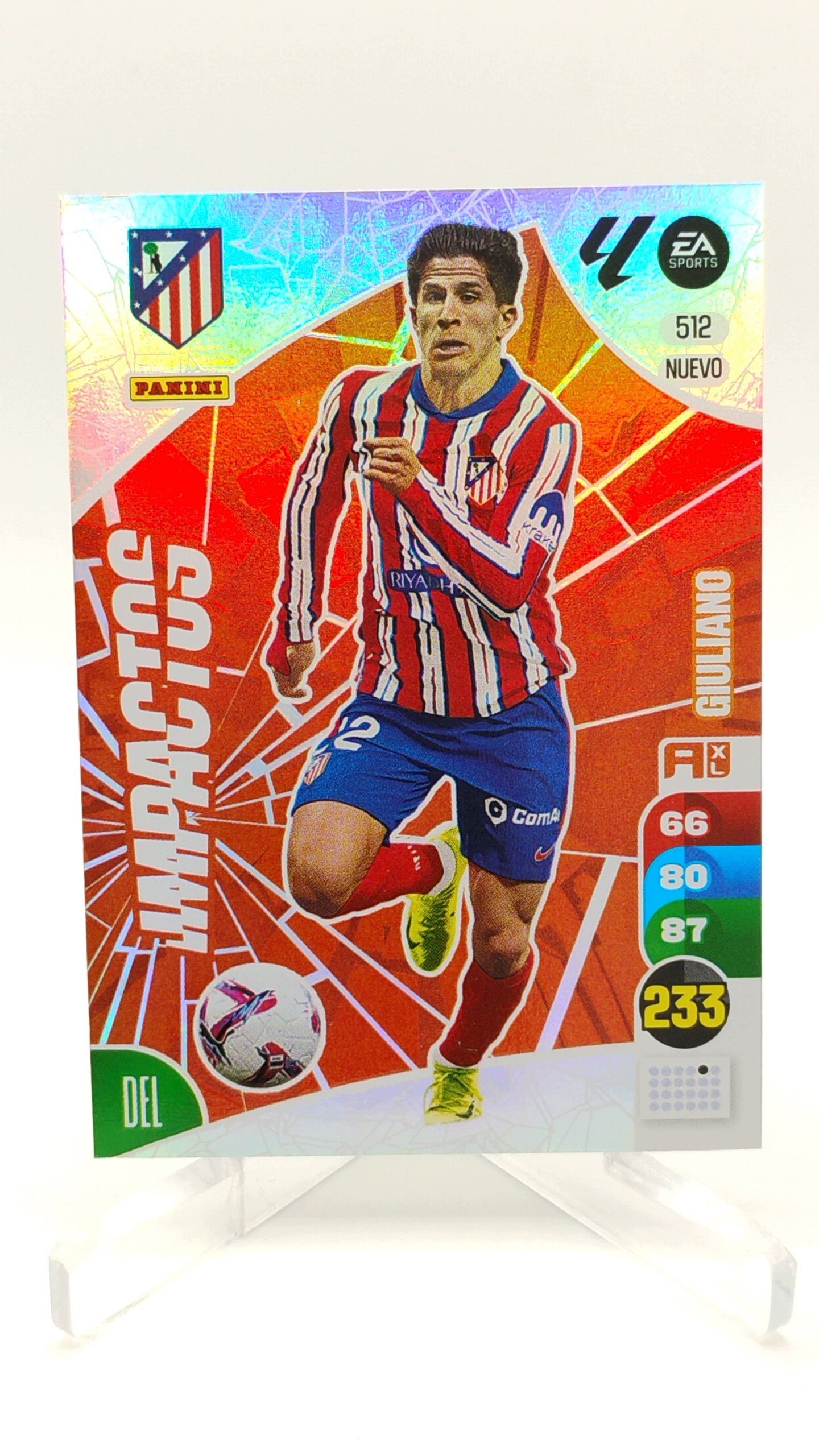 Panini La Liga 2024-2025 Impactos 512 Neuvo Giuliano Atletico Madryt