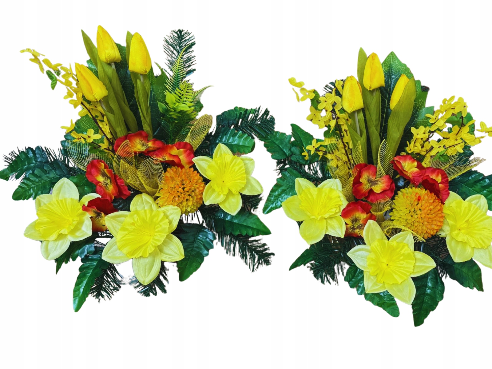 Stroik NA CMENTARZ GRÓB ZESTAW kompozycja komplet