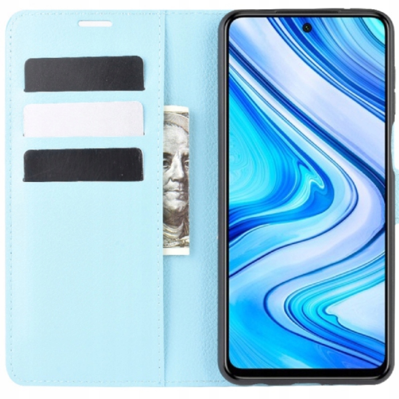 

Etui Z Klapką Portfel Litchi Do Redmi Note 9 Pro