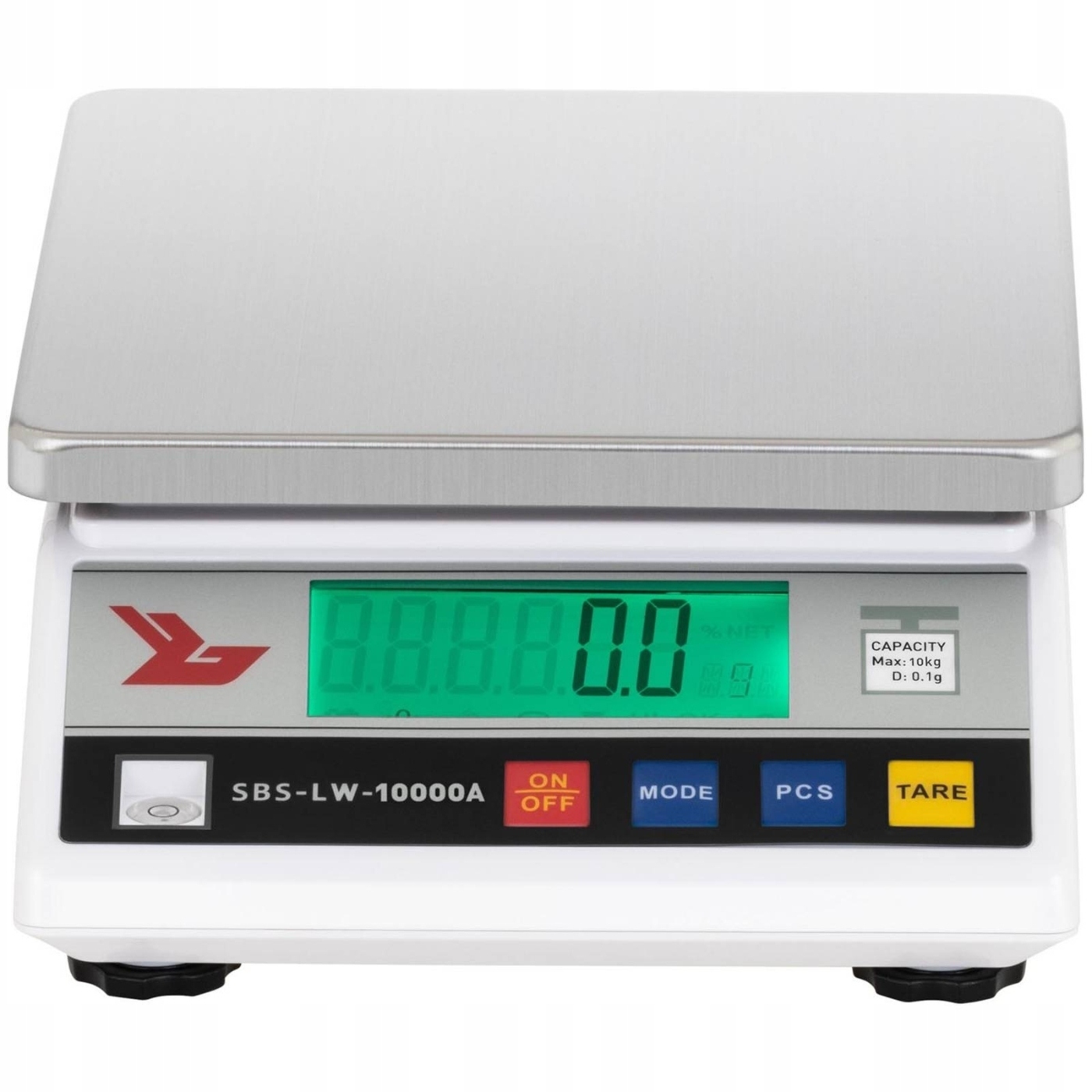 WAGA ELEKTRONICZNA LABORATORYJNA 10000g / 0,1g LCD Materiał metal tworzywo sztuczne