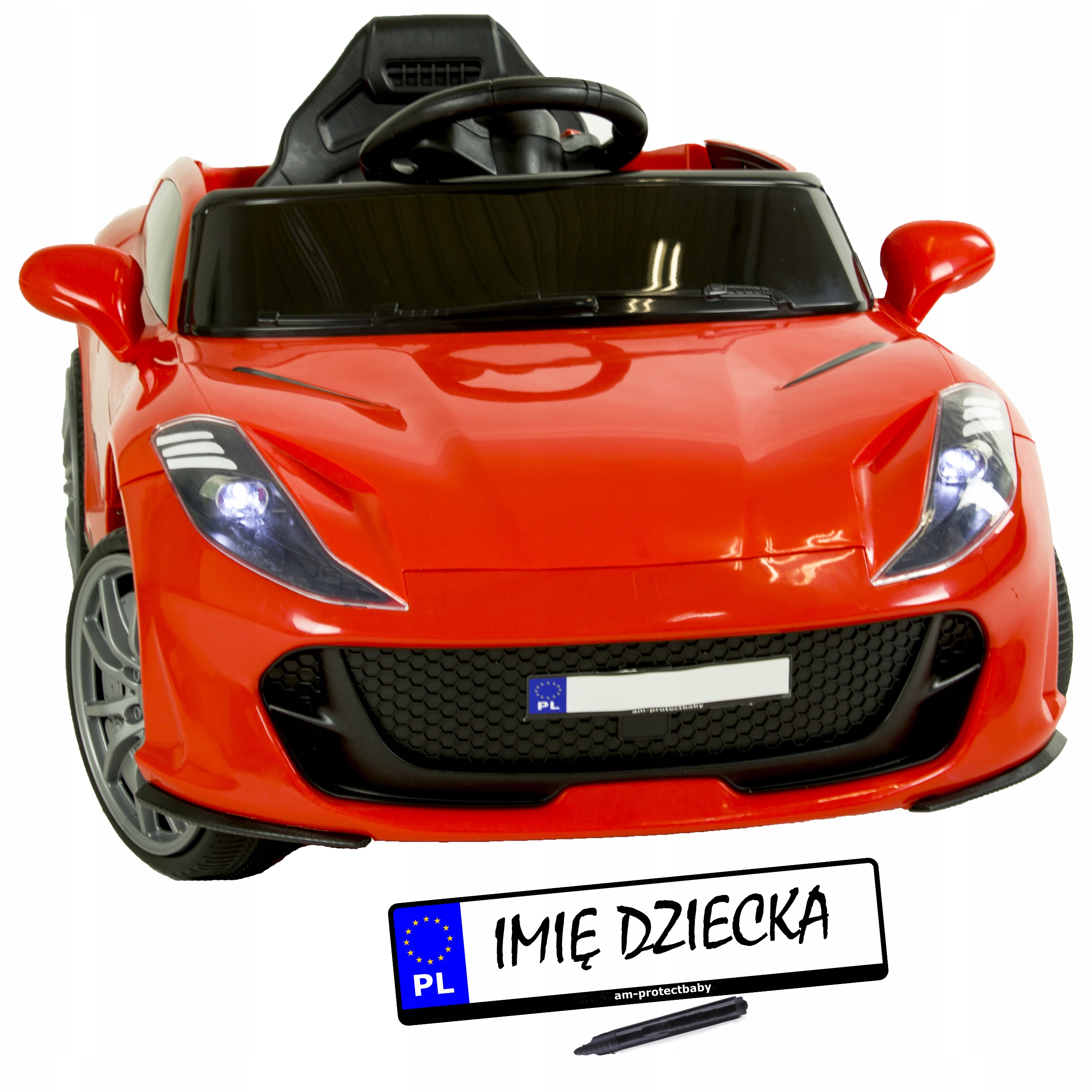 

Auto Na Akumulator Dla Dzieci Bujak Led MP3 Pilot