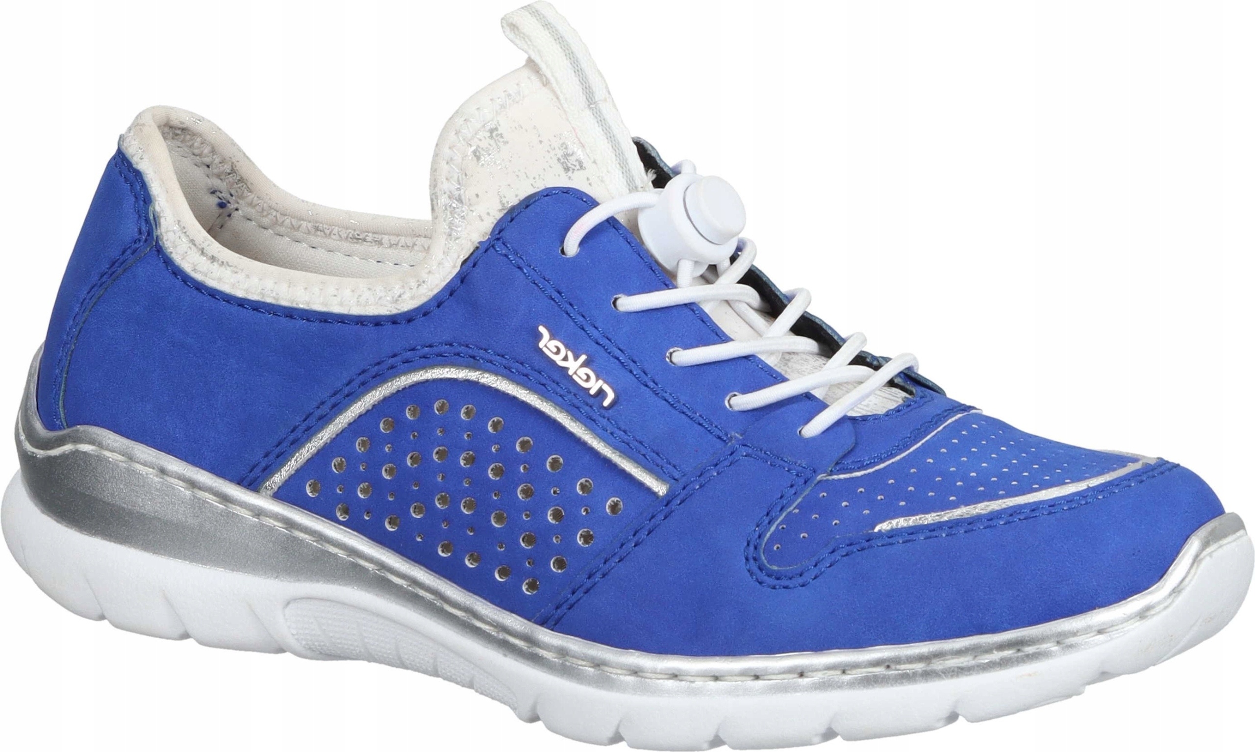 PÓŁBUTY RIEKER 940357-51 NIEBIESKIE OBUWIE DAMSKIE