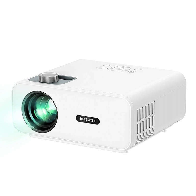 BLITZWOLF RZUTNIK PROJEKTOR LED 1920 X 1080 HDMI USB AV 9000 LM Z PILOTEM