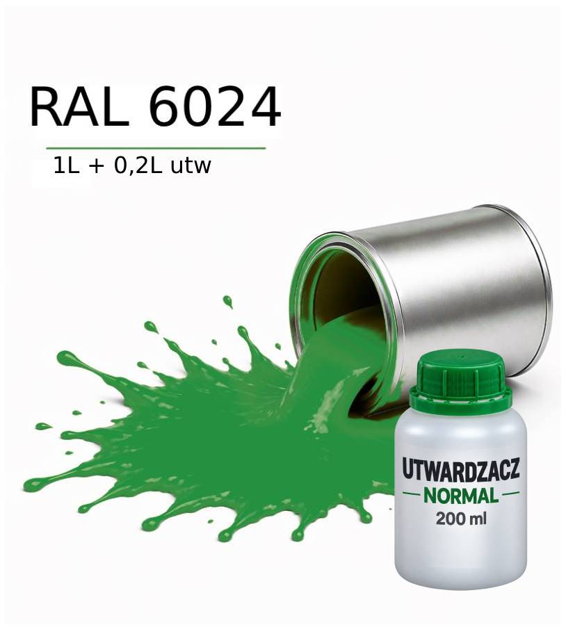 Valspar Ral 6024 Barva Dtm Základní Nátěr Polyuretanová 2K Polomat 1L Tužidlo