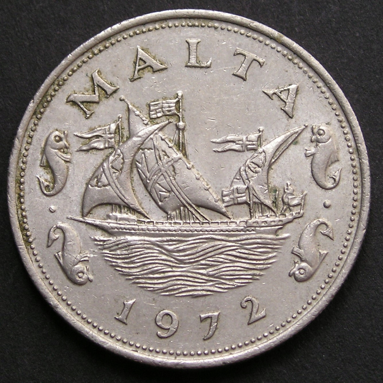 Malta 10 centów 1972 - stan 2