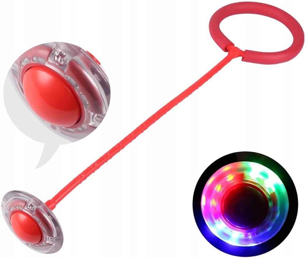 HULA HOP NA NOGĘ SKAKANKA SKIPPER ŚWIECĄCA LED Marka Norimpex
