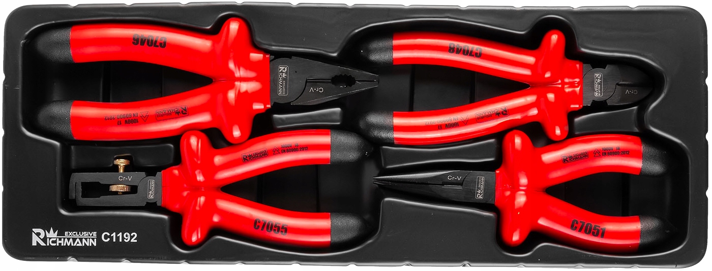 WKŁAD 4el. SZCZYPCE ELEKTRYCZNE IZOLOWANE ZESTAW Kod producenta C1192