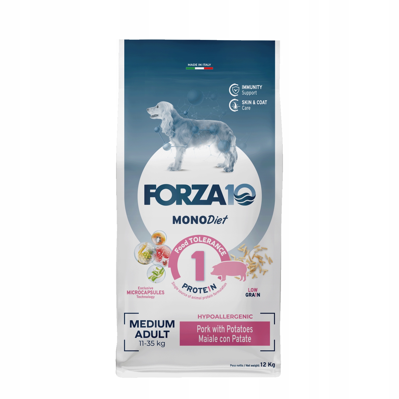 Forza 10 Medium Diet Low Grain, vepřové maso 12 kg