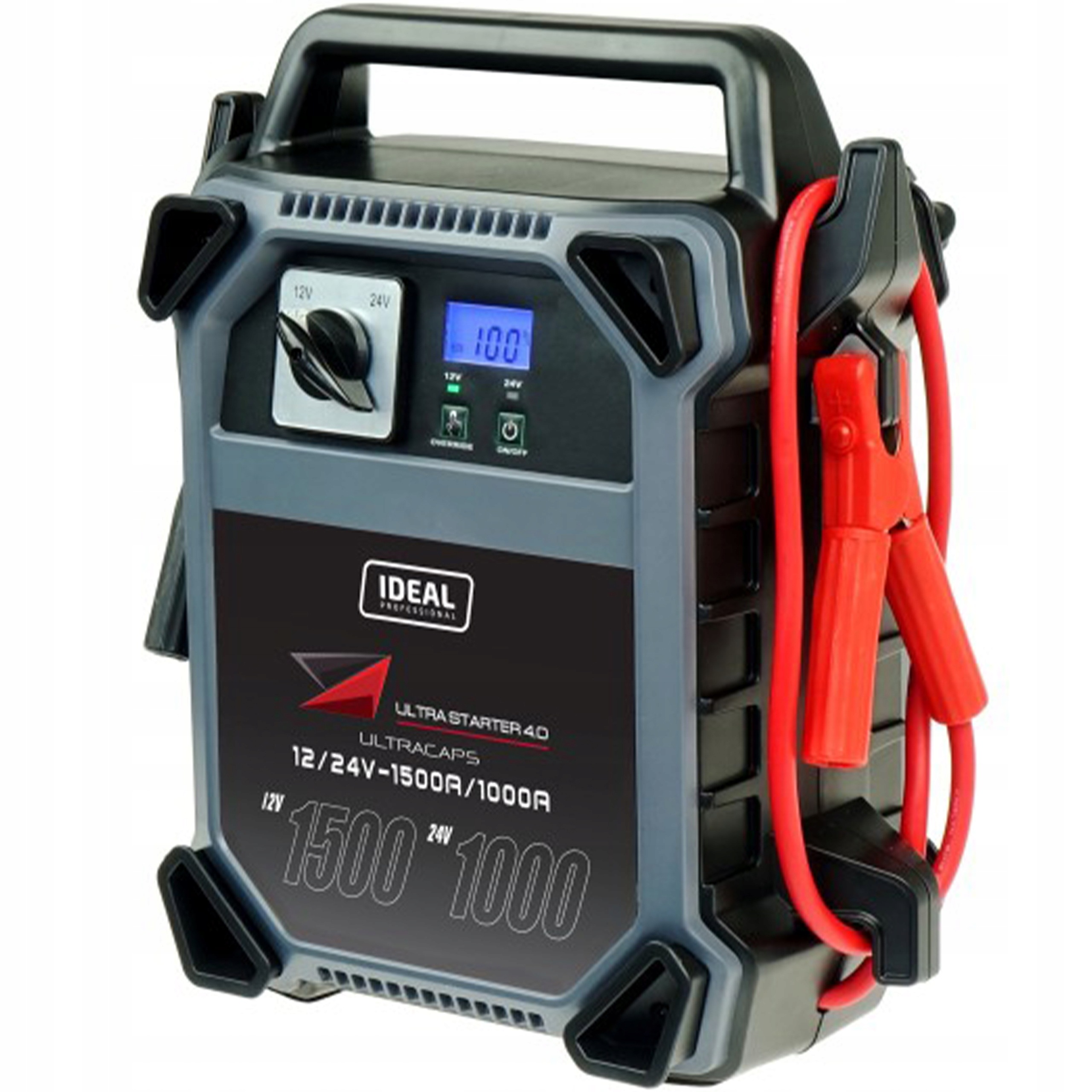 Prenosný štart Ideal Ultra Starter 4.0 12/24V Booster Jumpstarter 1500A
