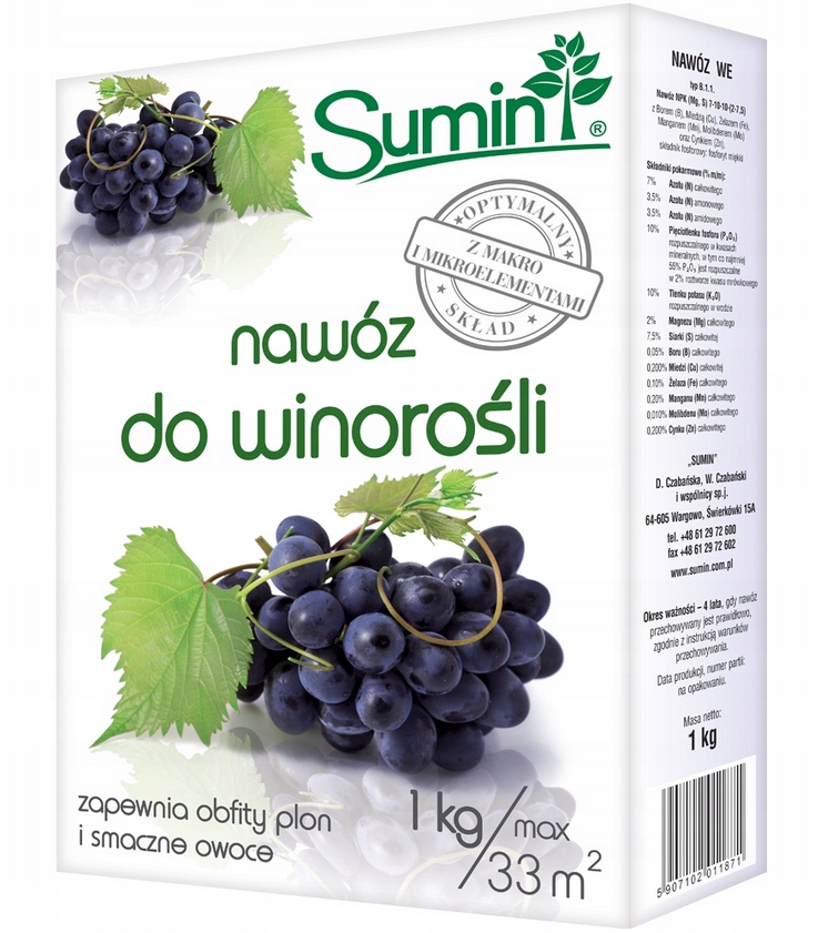 

Sumin Nawóz do winorośli 1kg