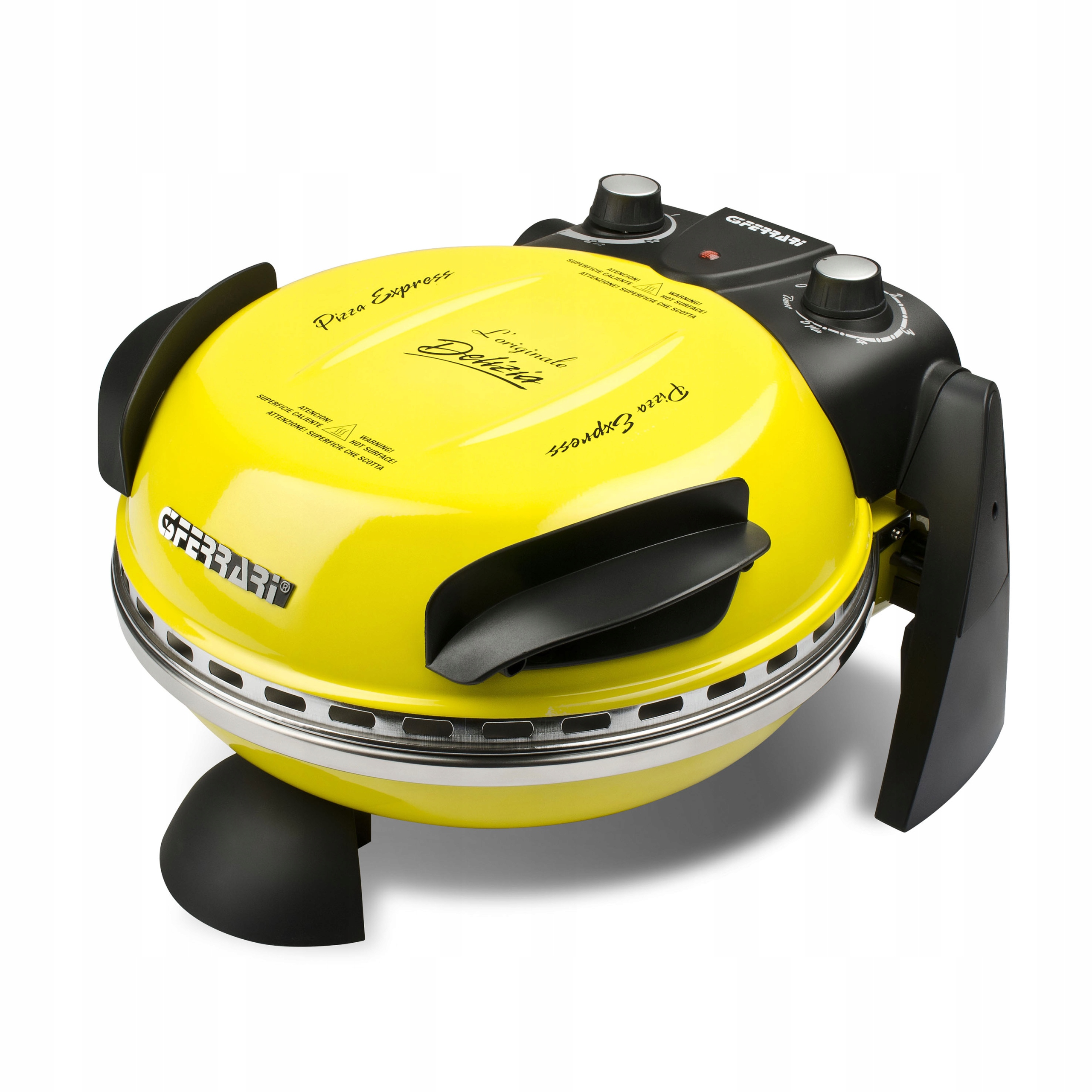 G3Ferrari G1000605 Pizza trouba Delizia, žlutá