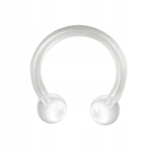 Podkówka z kulkami 1,2/8/3 przeźroczysty