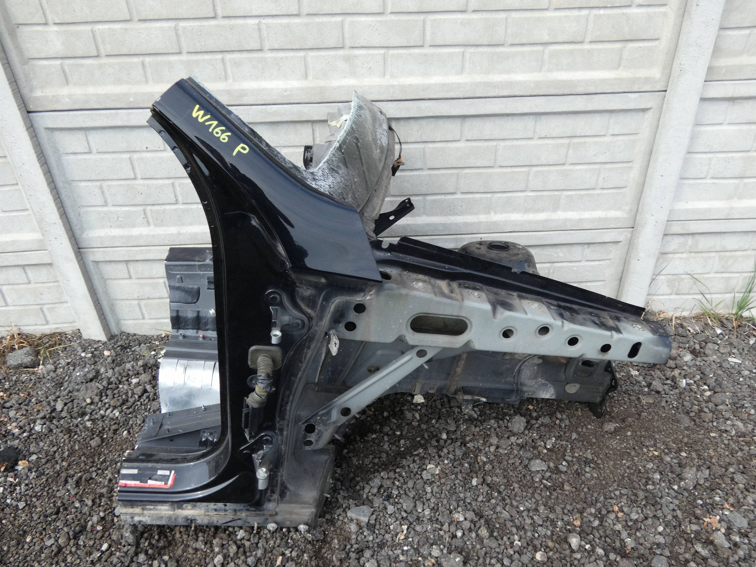 MERCEDES ML W166 GLE quarter right front front
