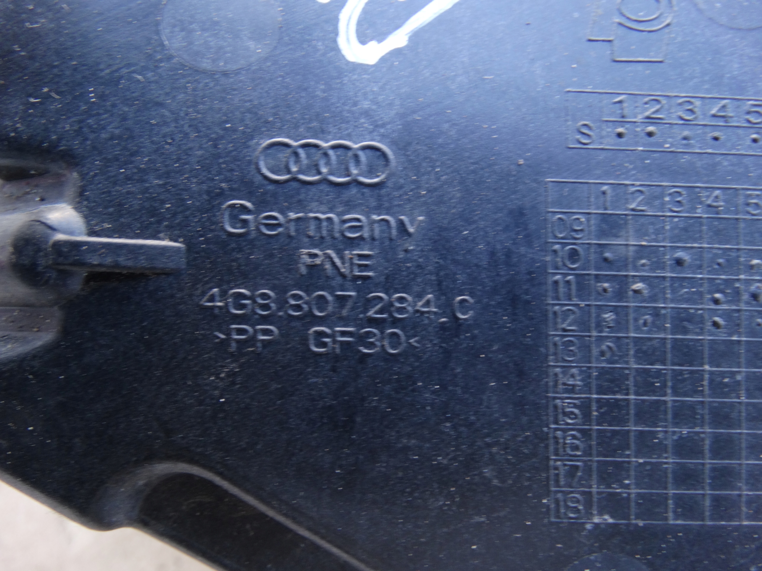 AUDI A7 C7 4G SPORTBACK 10-14 support holder of a bumper right front original