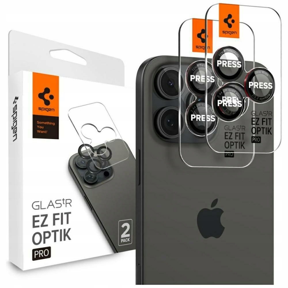 Ochrana objektivu fotoaparátu Spigen Optik.Tr Camera Ez Fit Lens pro aplikace