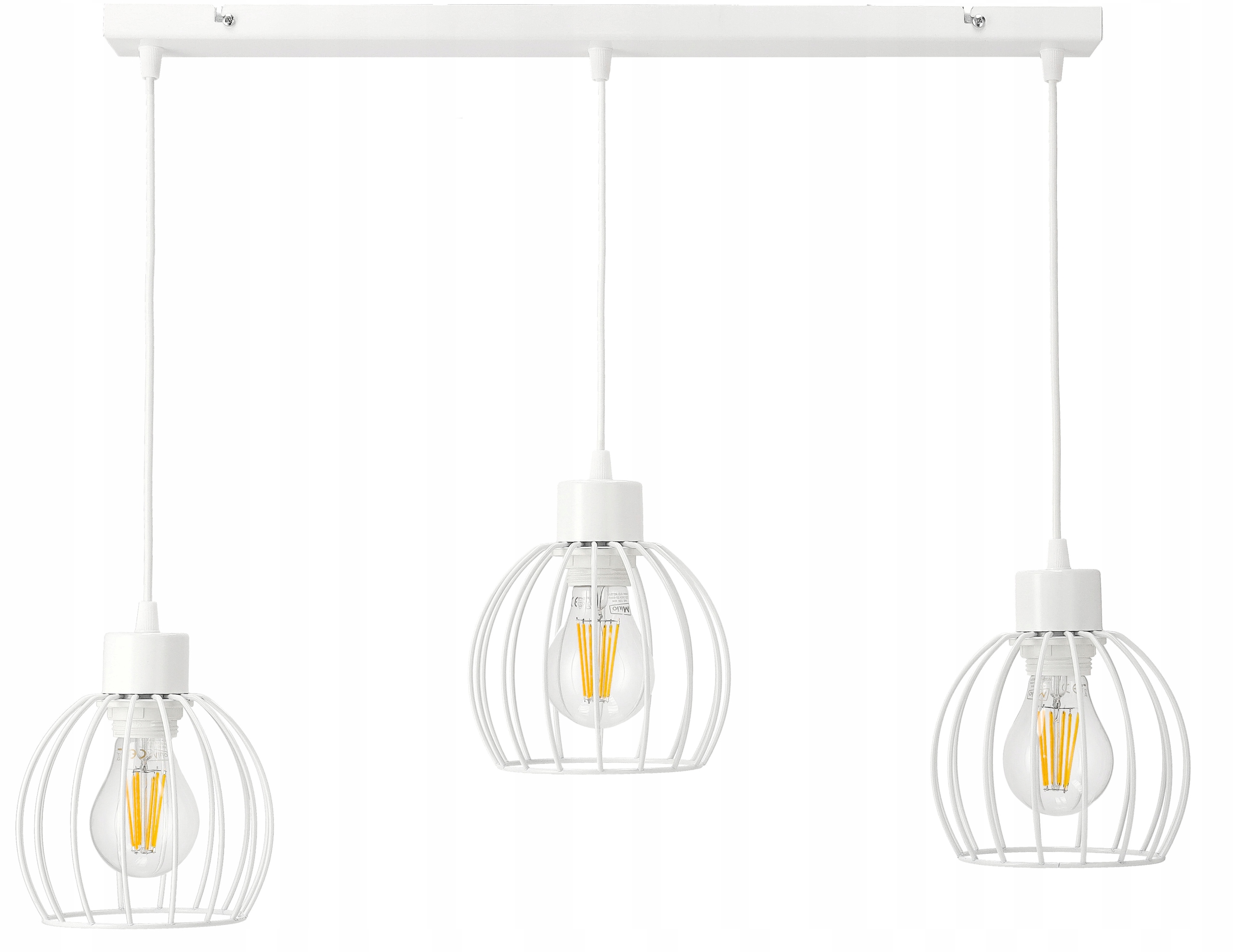 Lampa Sufitowa Wisząca LED Regulowane Linki E27