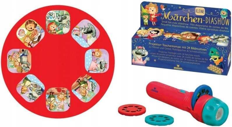 МОЗЕС ФОНАРИК ПРОЕКТОР ПОКАЗ СКАЗКИ 24 ИЗОБРАЖЕНИЯ