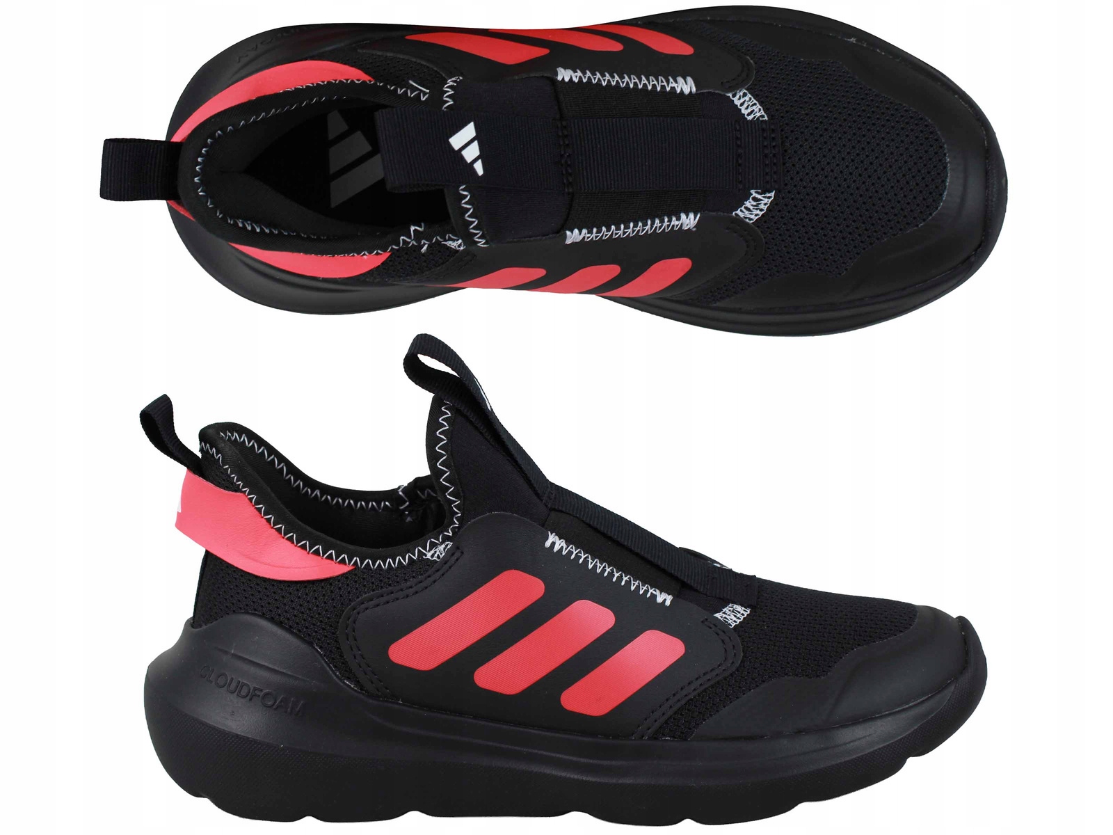 Adidas Tensaur Comfort Ac JP6764 Buty Dziecięce Wsuwane Czarne Na W-f