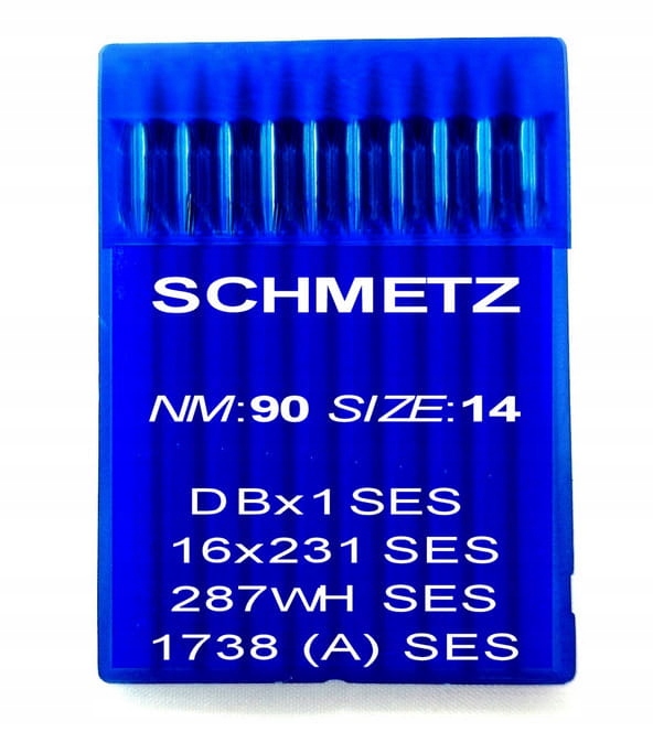 

Igły Schmetz DBx1 16x231 grubość 90 Ses kulkowe