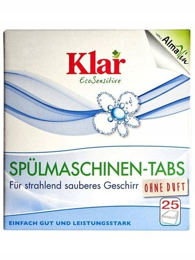 Levně 2x Klar Tablety do myčky nádobí Eco 25 ks