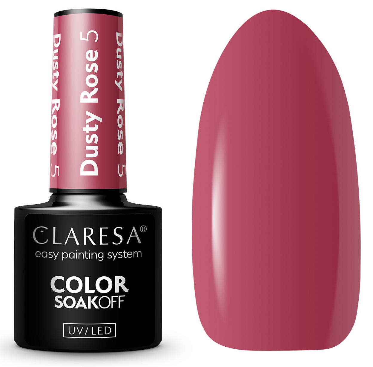 

Claresa Lakier Hybrydowy Dusty Rose 5 5G