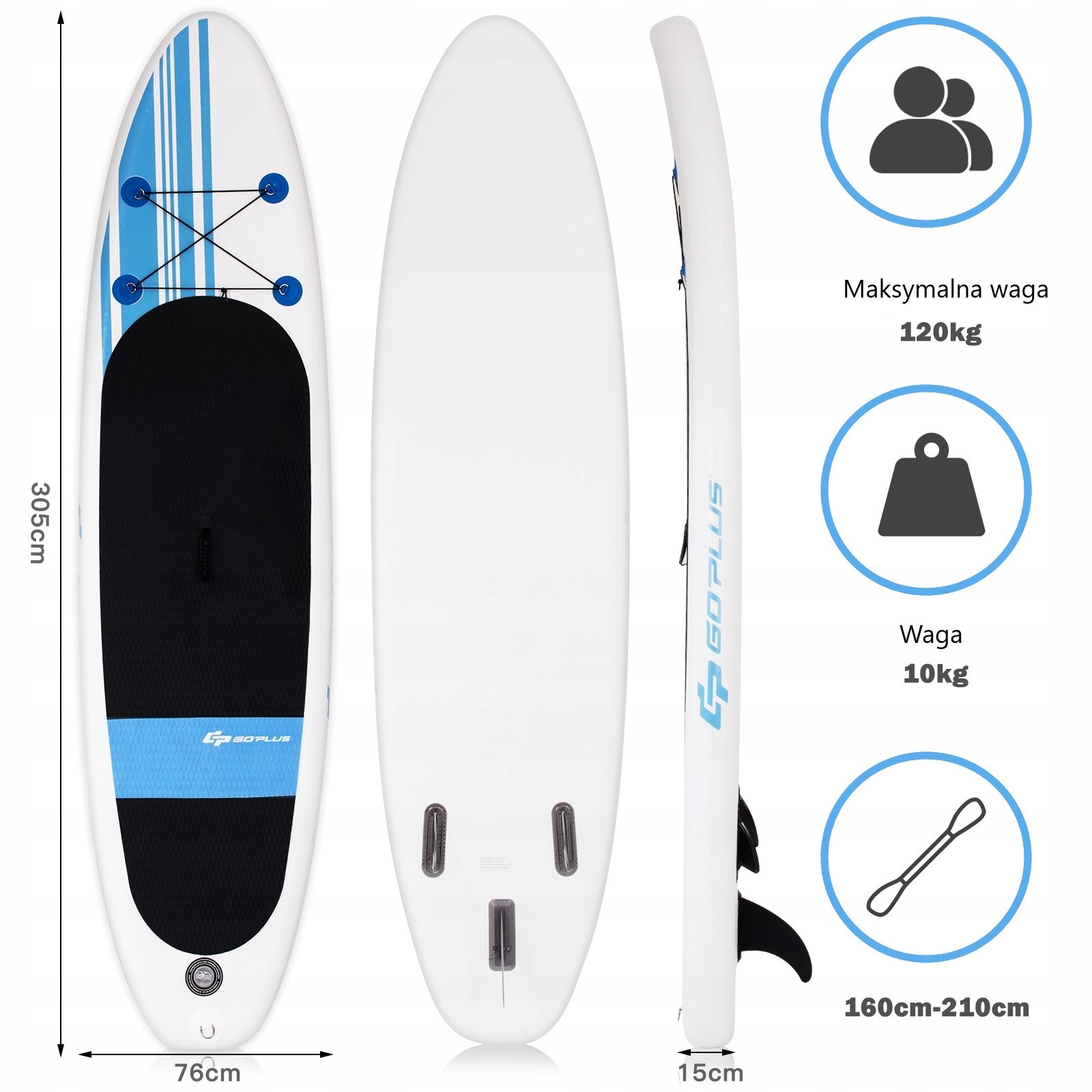 Deski SUP SP37467-M n Marka Costway