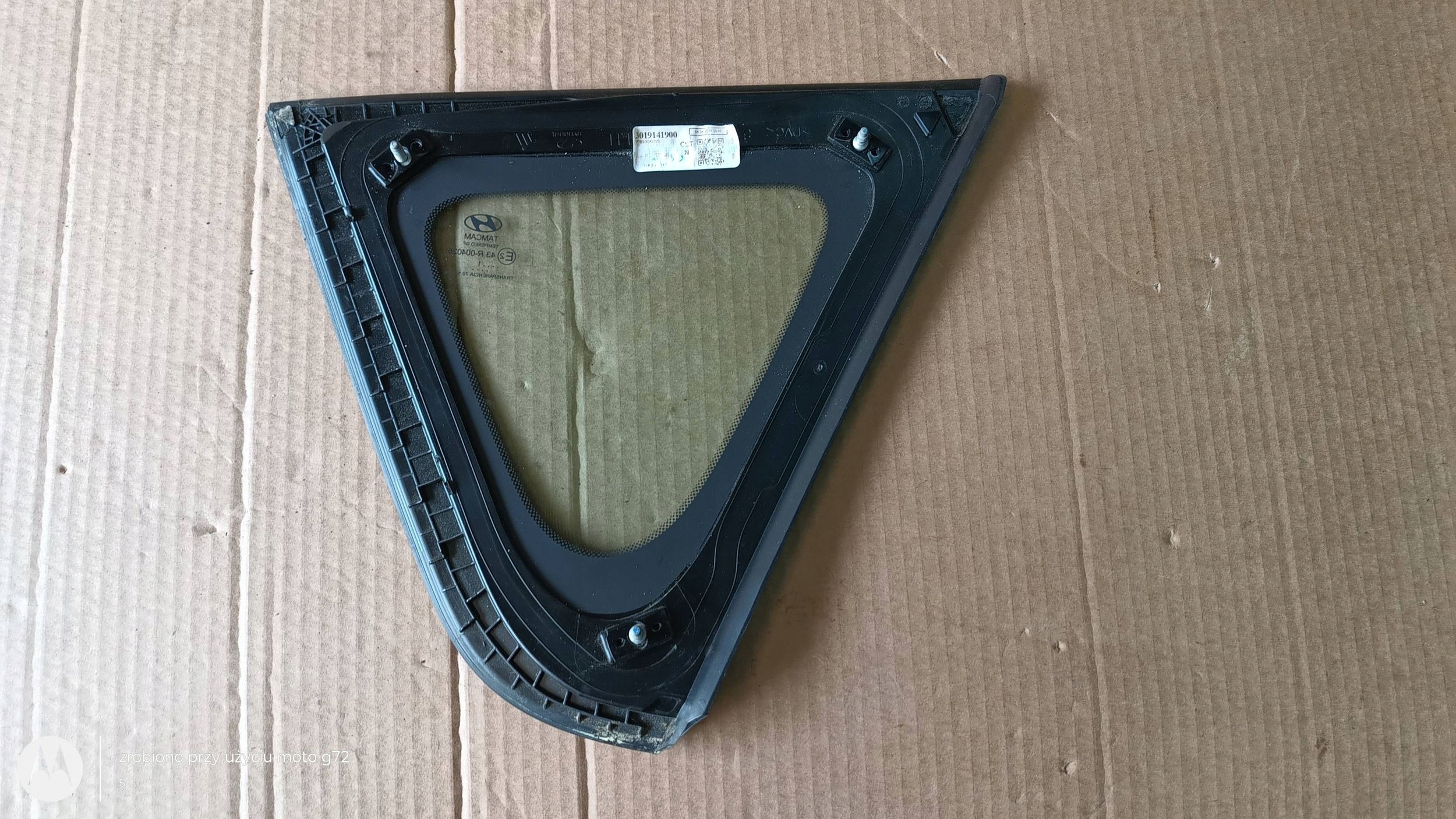 HYUNDAI BAYON 2021 window bodywork side left rear part original