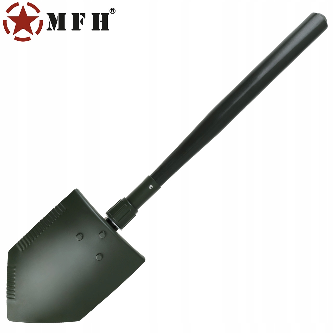 SAPERKA SKŁADANA WOJSKOWA Z DREWNIANYM TRZONKIEM MFH OLIVE + GRATIS Kod producenta 27032