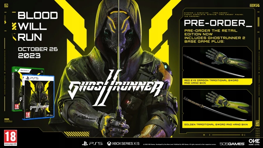 GHOSTRUNNER 2 XBOX SERIES X Tematyka gry akcji