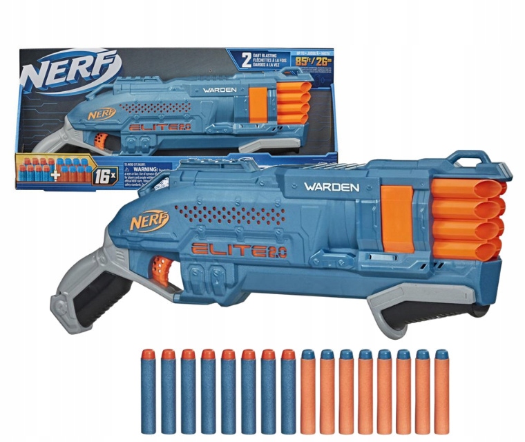 NERF Elite 2.0 Warden DB-8 Wyrzutnia HASBRO