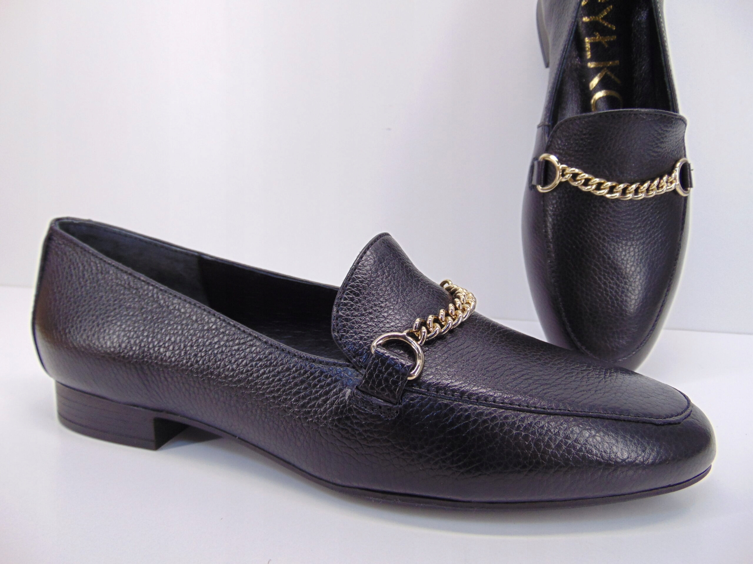 Eleganckie mokasyny Ryłko 2VR48 V 9SCF skóra czarny 38 Oryginalne opakowanie producenta pudełko