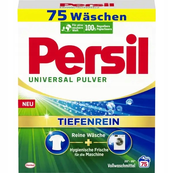 Levně Originální německý prášek Persil Universal Tiefenrein Prášek 75p. 4,5 kg