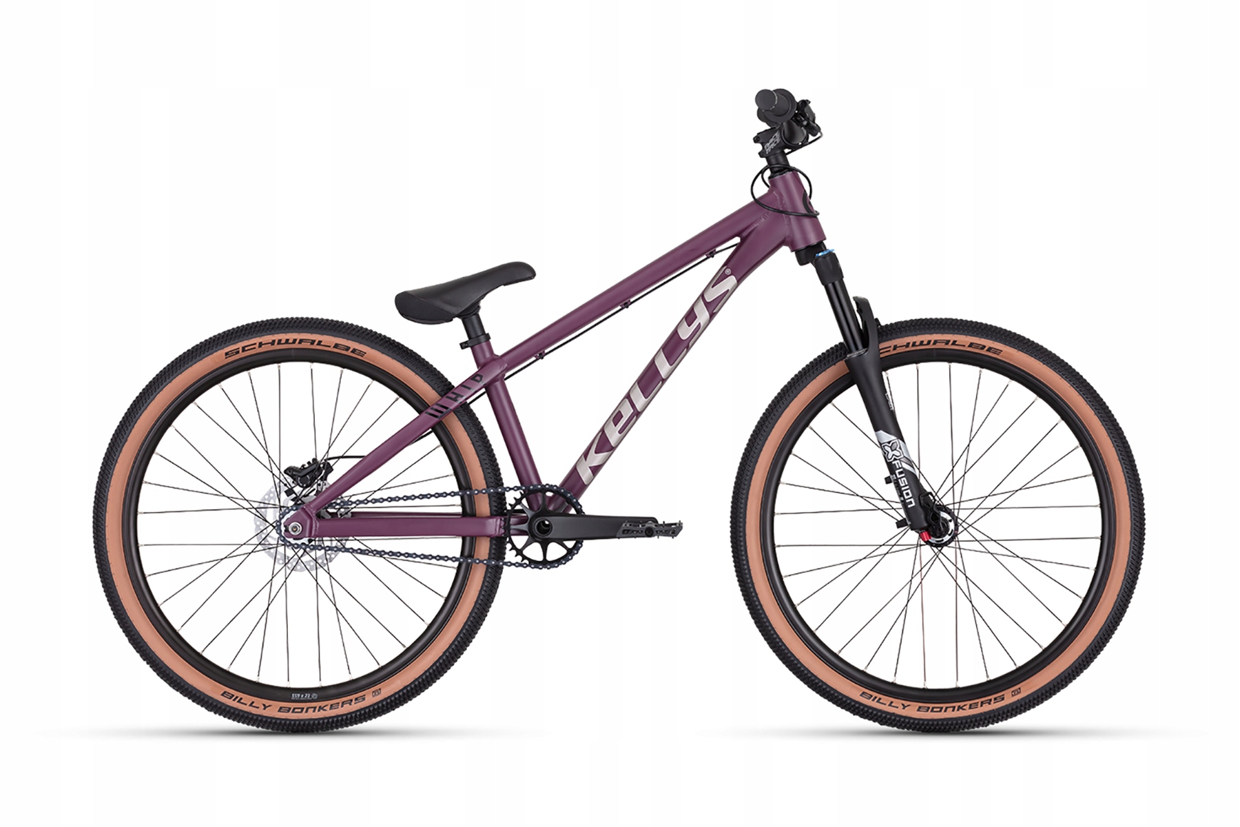 Rower dirt Kellys Whip 70 Fioletowy 26" roz. M