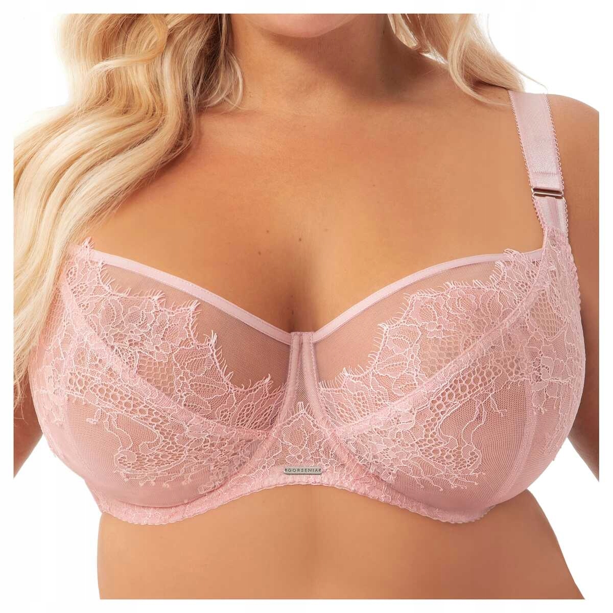Gorsenia Dámská podprsenka soft krajková Loni 918 růžová 90C