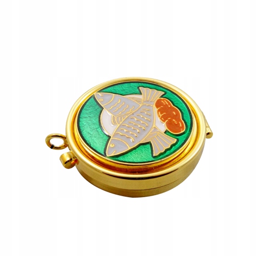 CYBORIUM OZDOBNE śr. 5,4 cm RYBY