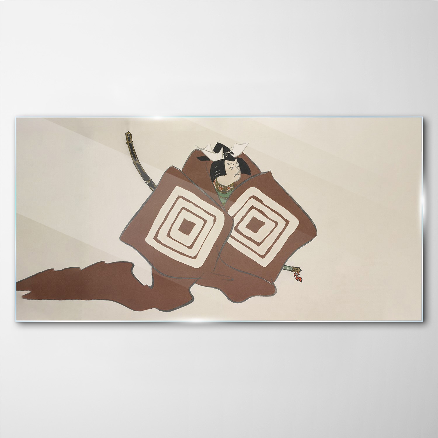 

Foto-obraz szklany Mężczyzna samurai 140x70 cm