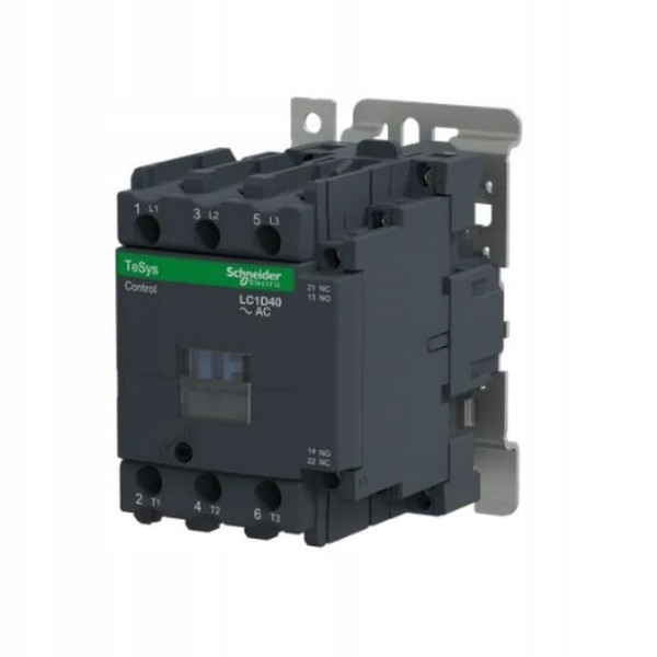 Stykač 3P 40A 18,5kW 230V Ac 50-60HZ 1NO 1NC Schneider LC1D40P7