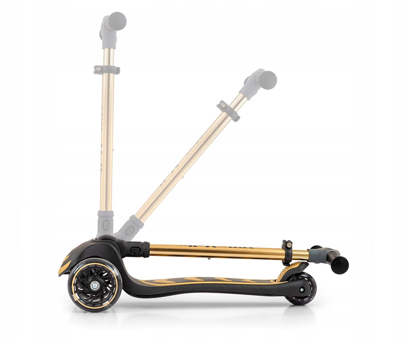 Milly Mally Scooter Boogie Golden Hulajnoga Złota Czarna Koła Led Składana