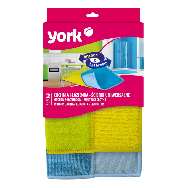 

York Kuchnia I Łazienka Ścierki Uniwersalne 2SZT.