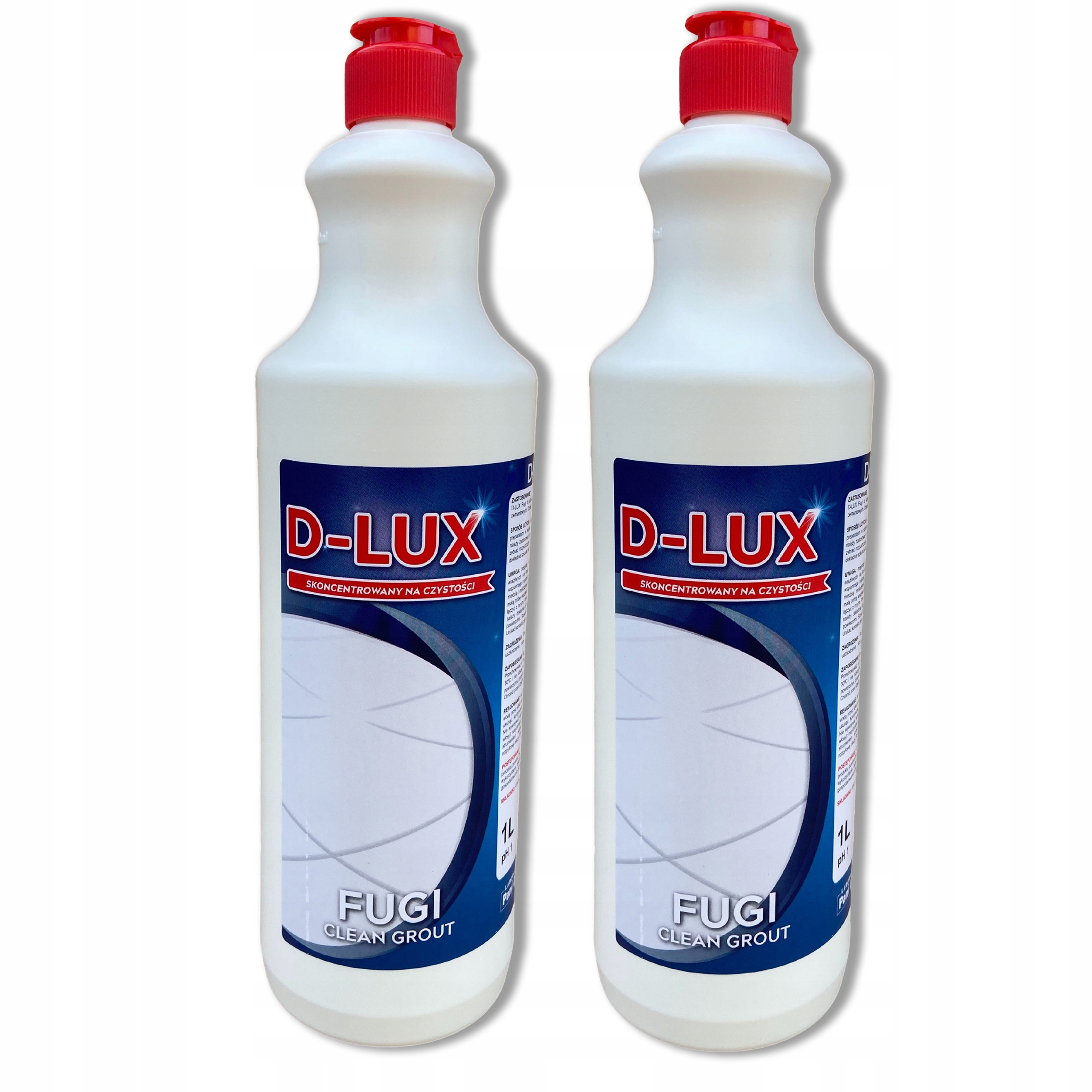Środek do Czyszczenia Fug 2x 1L D-lux Bez Szorowania 2L Mycie Spoin Brudu