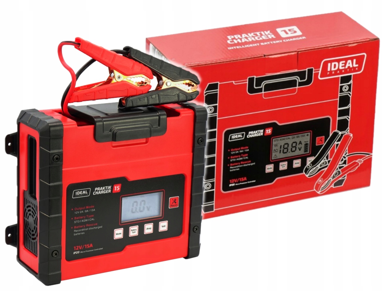 

Inteligentny prostownik Praktik Charger 15 Ideal