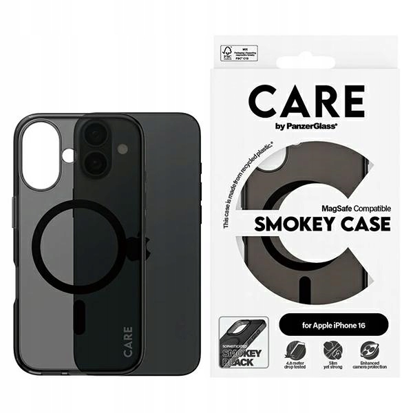 PanzerGlass Smokey Case pouzdro MagSafe kryt obal pro iPhone 16