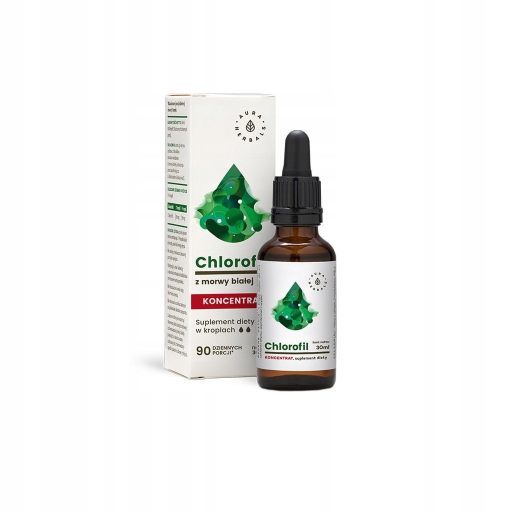 

Aura Herbals Chlorofil z morwy Koncentrat krople