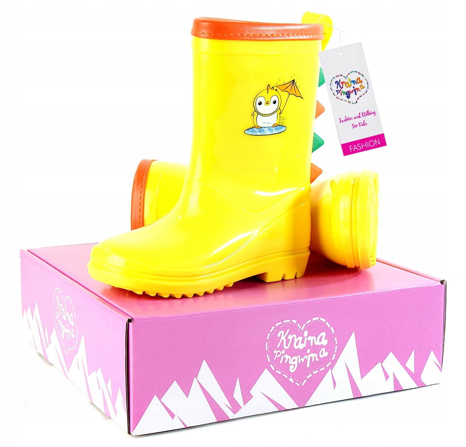 

Kalosze Dziecięce Gumowce Lekkie w Zwierzaki r. 26