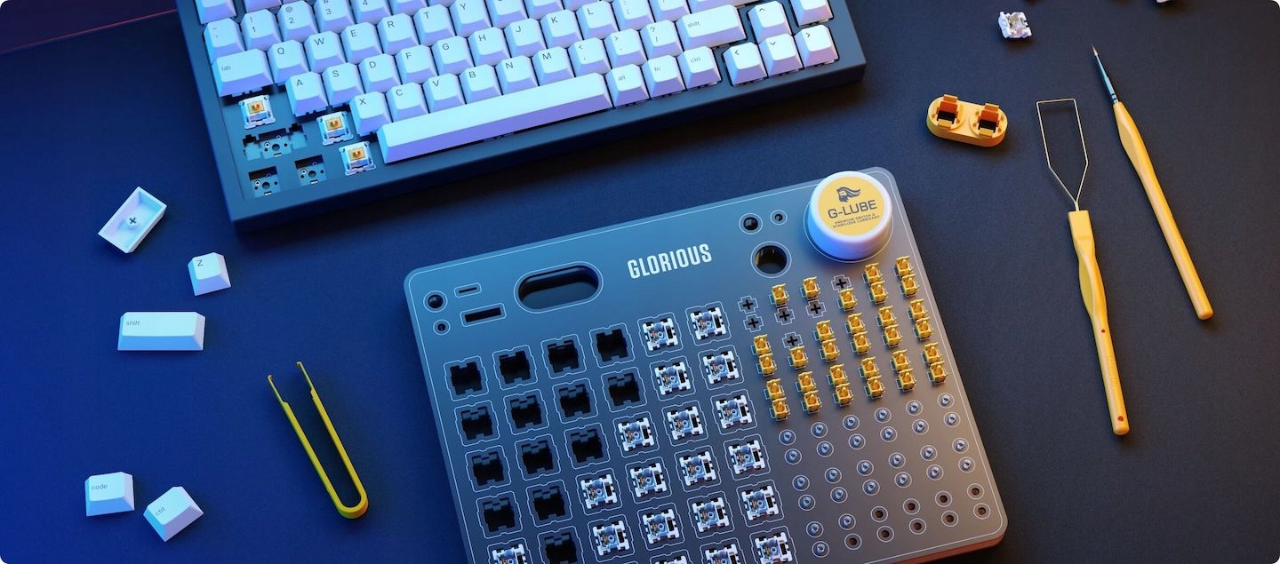 GLORIOUS LUBE KIT - Narzędzia do przełączników Marka Inna