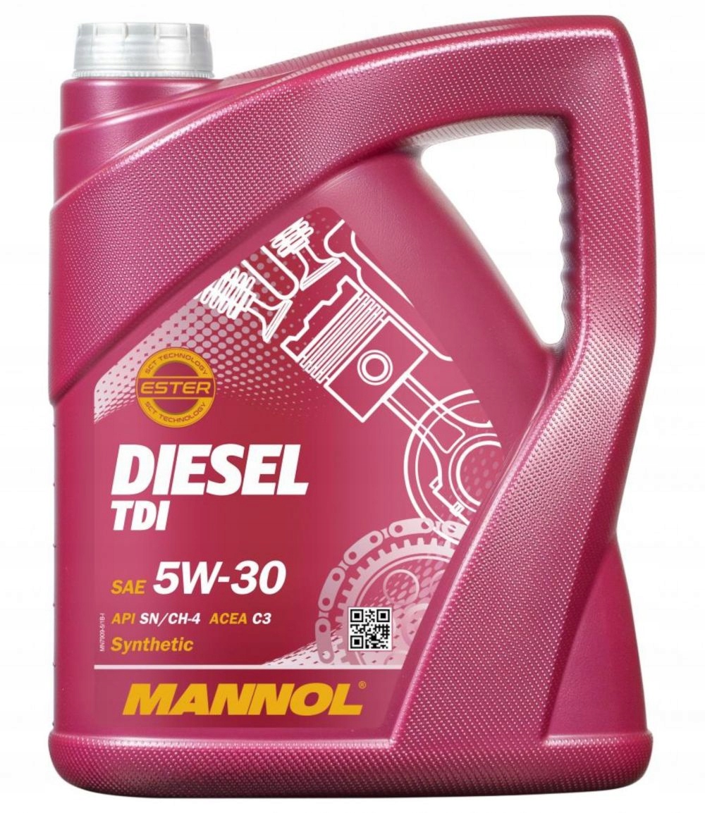 Syntetický motorový olej Mannol Diesel Tdi 5 l 5W-30