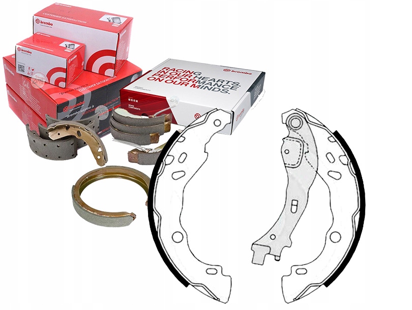 Brzdové Čelisti Citroen C2 C3 I C3 Pluriel Lanci