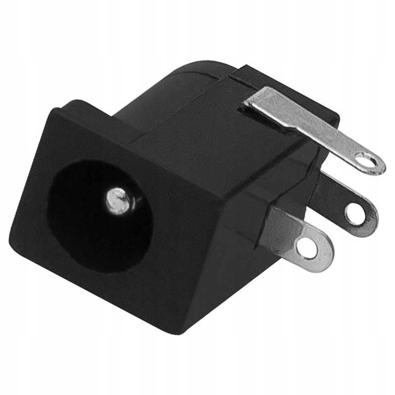 

Gniazdo zasilania DC 2.1 5.5 plastik do montażu