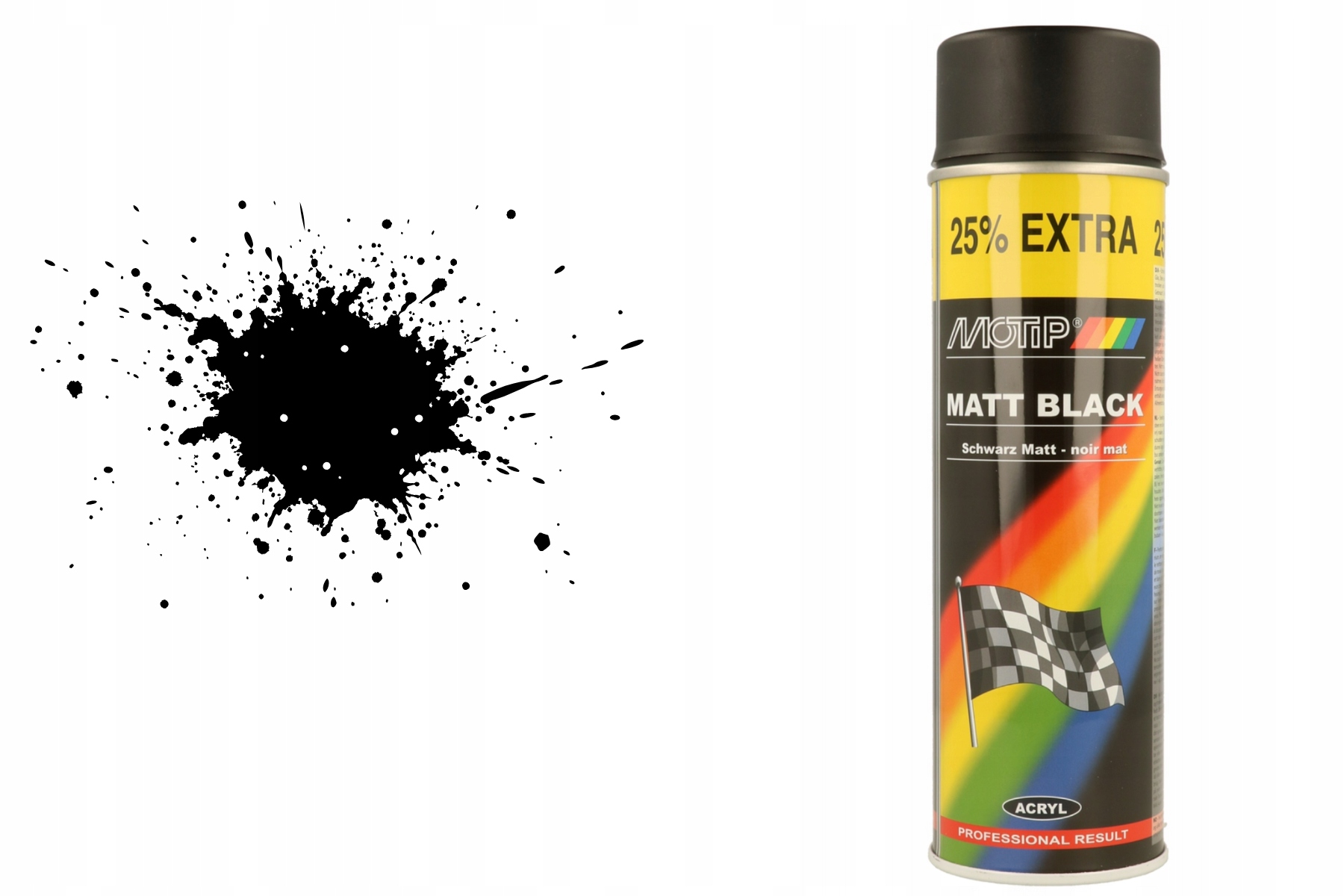 Motip Motip Rally Paint Lak.czarny Mat 500ML