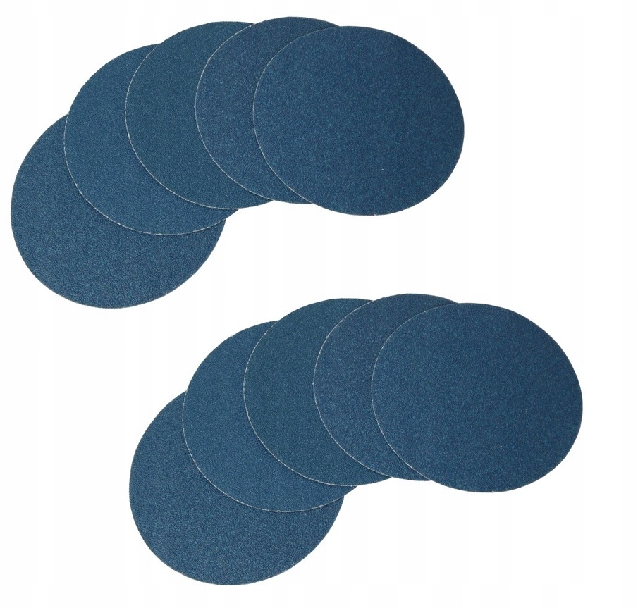 Krążki Ścierne Na Rzep 50mm Cyrkon P180 x 10 szt Inox